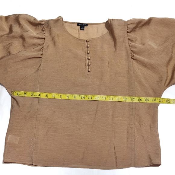 Ann Taylor Puff Sleeve Top - Picture 6 of 8